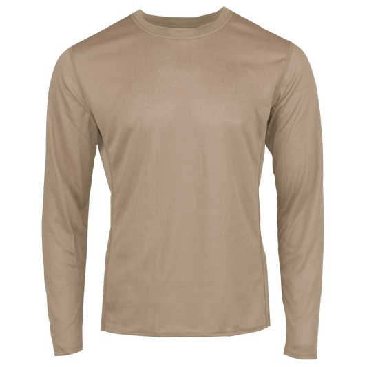 Polarmax Men's Double Layer Crewneck Tan 499