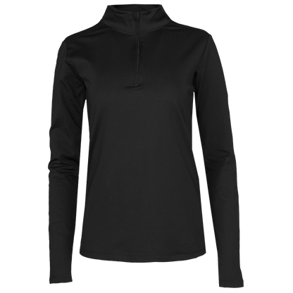 Polarmax Women's Micro Fleece Zip-T Black